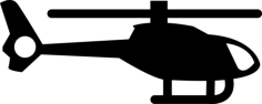 Helicopter Silhouette Sketch Svg Vector, Free Vectors File